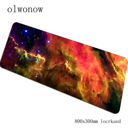 Nebula Gaming Mouse Pad 900x400x3mm with Locked Edges - High-End Desk Mat for Gamers and Computer Use