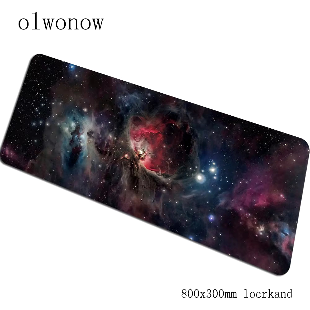 Nebula Gaming Mouse Pad 900x400x3mm with Locked Edges - High-End Desk Mat for Gamers and Computer Use