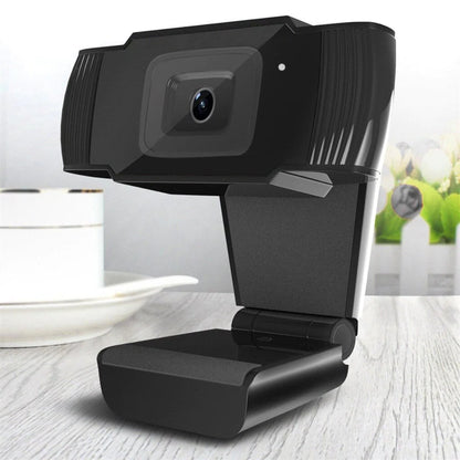 720P HD Rotatable Webcam with Microphone for Desktop and Laptop Video Recording