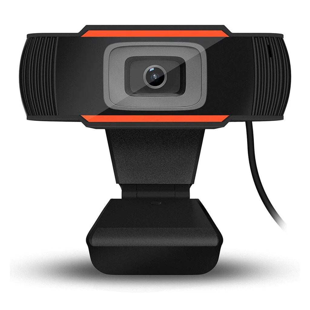 720P HD Rotatable Webcam with Microphone for Desktop and Laptop Video Recording