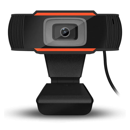 720P HD Rotatable Webcam with Microphone for Desktop and Laptop Video Recording