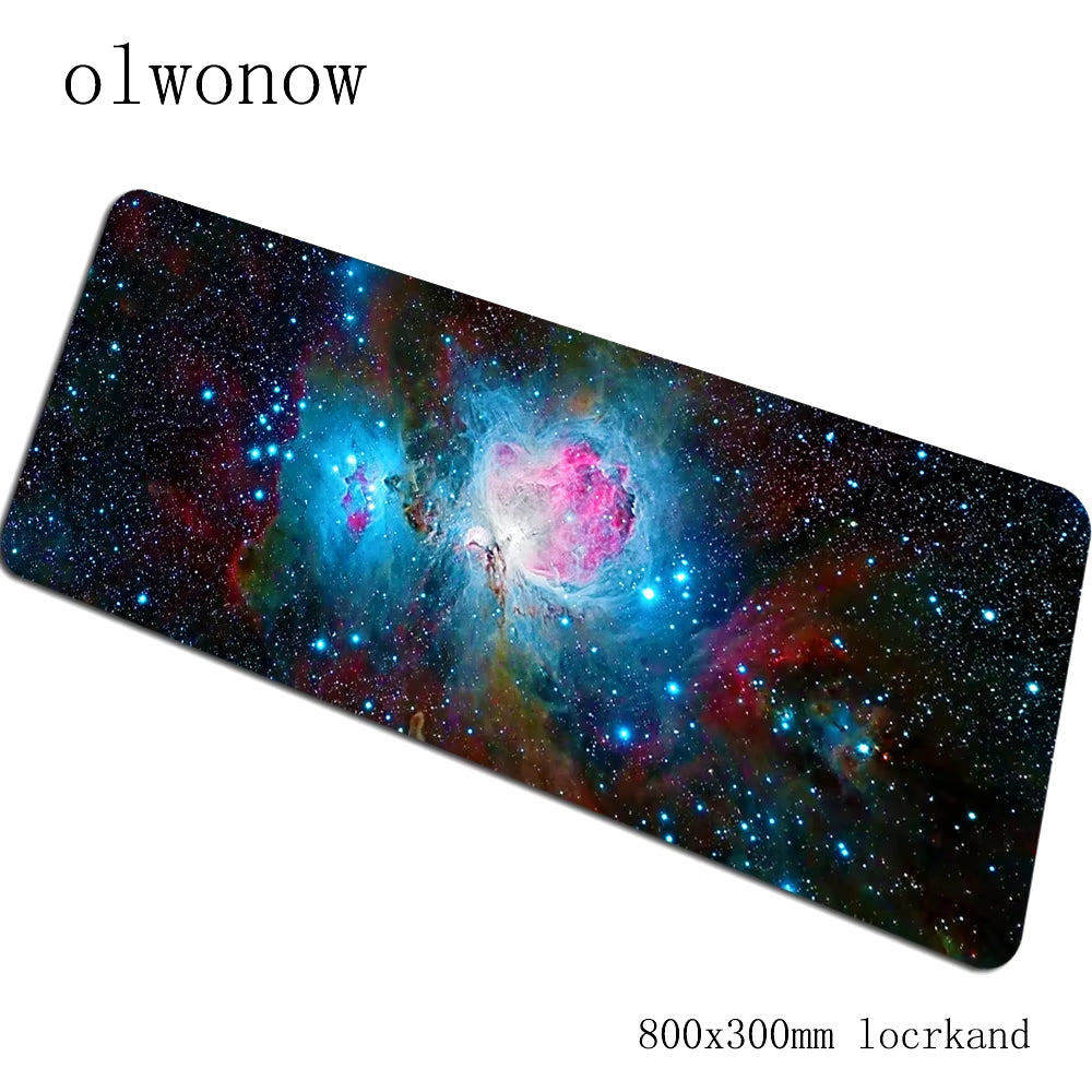 Nebula Gaming Mouse Pad 900x400x3mm with Locked Edges - High-End Desk Mat for Gamers and Computer Use