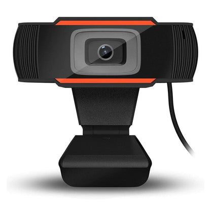 720P HD Rotatable Webcam with Microphone for Desktop and Laptop Video Recording