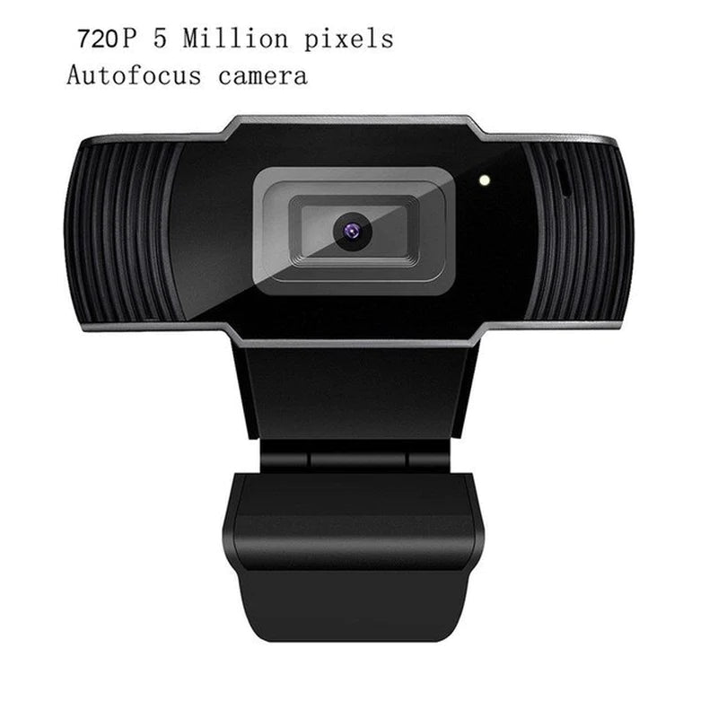 720P HD Rotatable Webcam with Microphone for Desktop and Laptop Video Recording