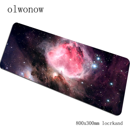 Nebula Gaming Mouse Pad 900x400x3mm with Locked Edges - High-End Desk Mat for Gamers and Computer Use